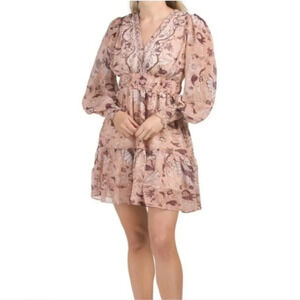 O.P.T.‎ ANTHROPOLOGIE Degage Floral Mini Dress